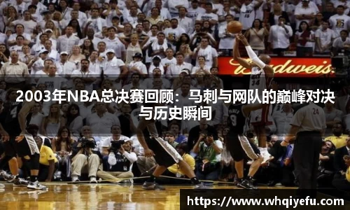 2003年NBA总决赛回顾：马刺与网队的巅峰对决与历史瞬间