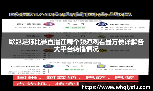 欧冠足球比赛直播在哪个频道观看最方便详解各大平台转播情况